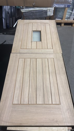 80x32 unfinished oak external - 80x32",