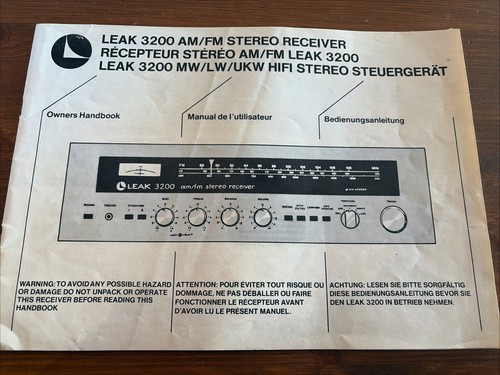 Leak 3200 stereo - 3200, receiver