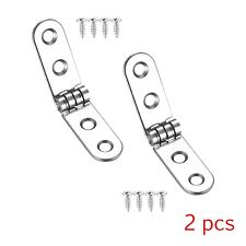 2 Pcs Flip Hinges 180 Degree Folding Flip Hinges Marine Boat Door Hinge round