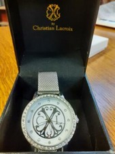 NEW BOXED DESIGNER WATCH BY CHRISTIAN LACROIX 