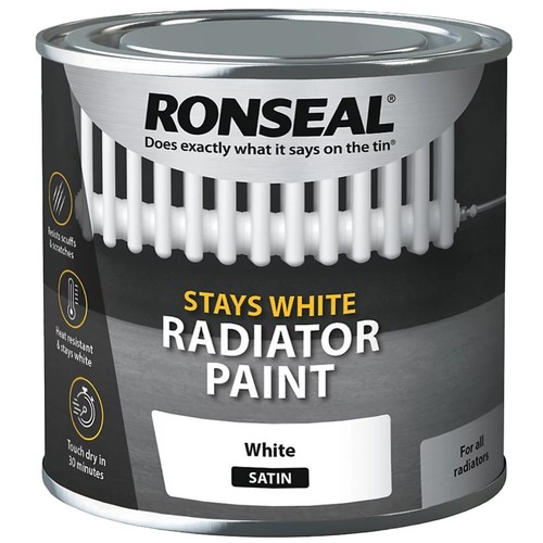 Ronseal stays white radiator - stays,