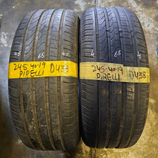 2x 245/40R19 98Y   Pirelli Cinturato P7* MOE RSC    6mm Tread   2454019 RUNFLAT