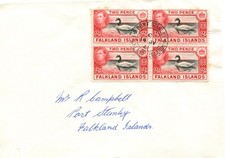 FALKLAND ISLANDS KGVI COVERS