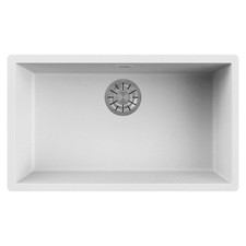 Reginox Multa Inset Single Bowl Granite Composite Kitchen Sink 700 x 400mm - Whi