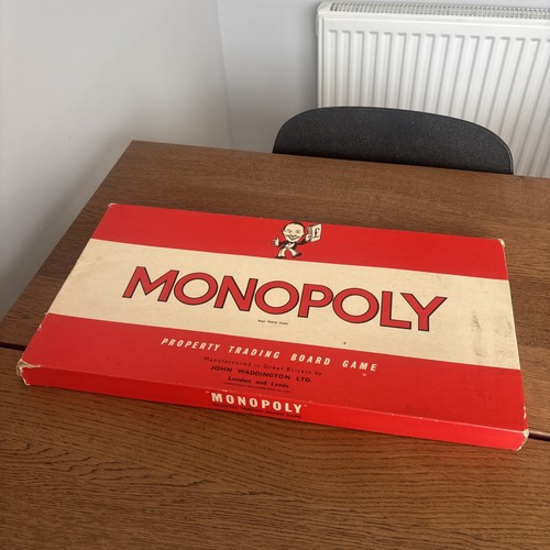 Monopoly board game 1961 john - game,