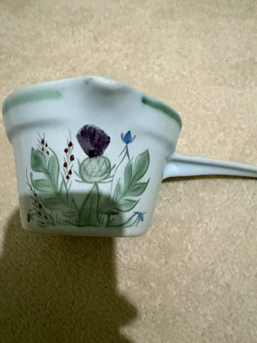 Buchan stoneware floral jug - stoneware,