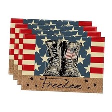  Patriotic Stripes Stars Boots