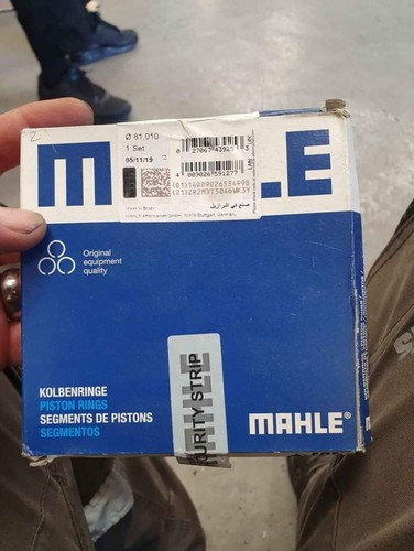 Mahle piston rings vr6 - piston, 24v