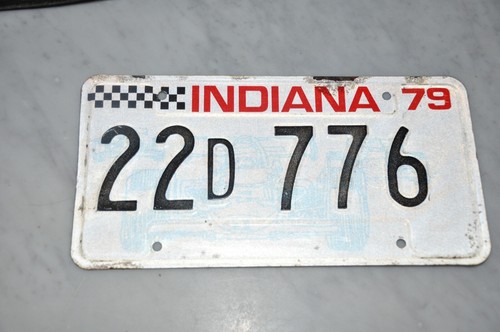 1979 indiana license plate - indiana,