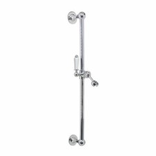 Slider Riser Rail Shower Pole Bracket Holder Ceramic Chrome Solid Brass ENKI S17