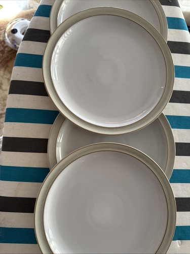 Denby linen dinner plates - 4,