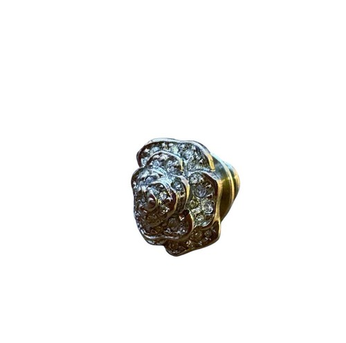 Chanel camellia brooch - camellia, sparkly