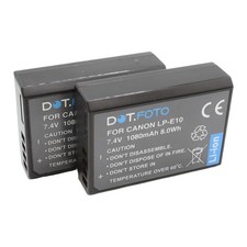 2x LP-E10 Battery for Canon