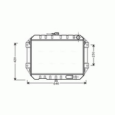 Radiator For Daihatsu Fourtrak