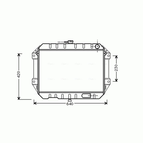 Radiator for daihatsu fourtrak - for,