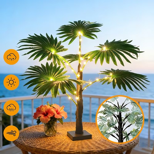 Led artificial palm tree - led,