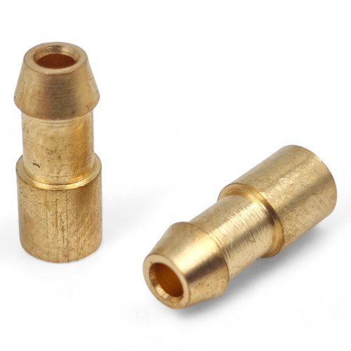 Brass bullet connectors - brass, 4.7mm