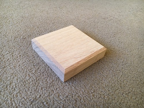 Solid oak newel - solid,