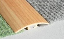 Door threshold wood effect PVC self-adhesive-screw trim 1000x32x5mm bar strip