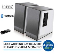 Edifier R1700BT White Active Bluetooth Speakers Bookshelf Stereo TV/PC OPEN BOX
