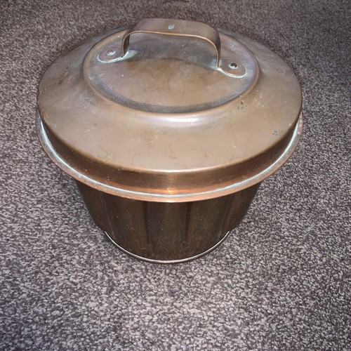 Antique jelly pudding steamer - antique,