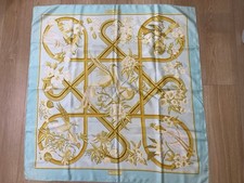 Authentic HERMES Scarf Silk