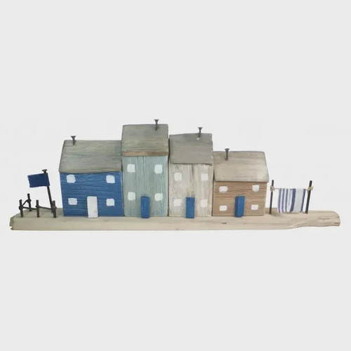 Large wooden coastal houses - wooden,