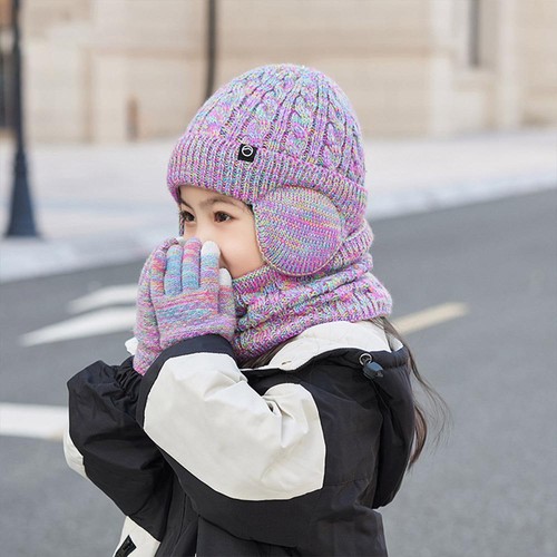 Fleece lined children hat - lined,