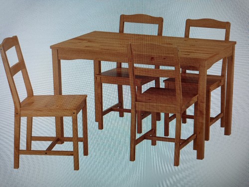 Ikea table and - 4, chairs