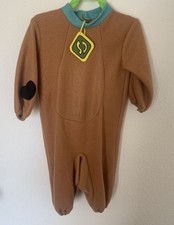Kids Scooby-Doo Costume Size 2T Brown No Hat