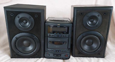 JVC UX-T1 Micro Component System AM/FM/CD/ Tape 2 x Technics Speakers SB-HD51