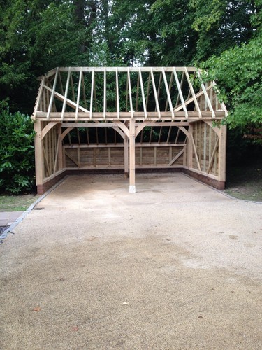Bay oak garage fitting - bay,