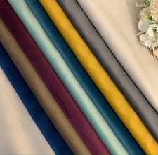 Velvet Fabric Upholstery High Quality Soft  Material Craft Curtain Cushion Cover