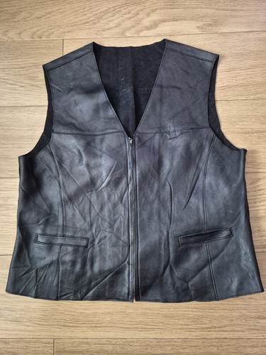 Vintage black leather - black,