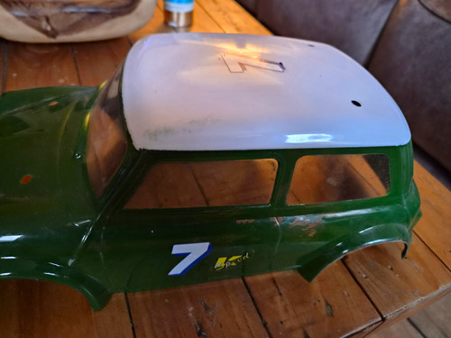 Green white mini shell - 1:10,