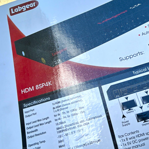 Labgear hdm 8sp4k 1x8 - 8sp4k,