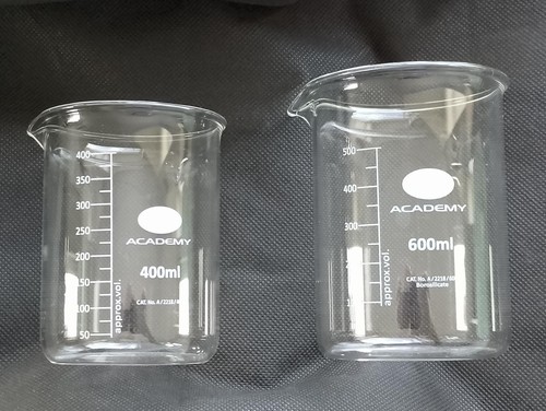 New 400ml 600ml glass beaker - new,