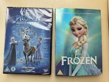 Frozen/ Olaf’s Frozen Adventure - Disney DVD Movie Bundle
