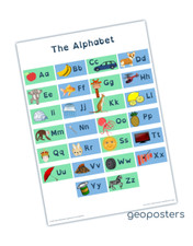 Large Alphabet Poster, A1