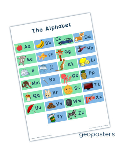 Large alphabet poster a1 - large,