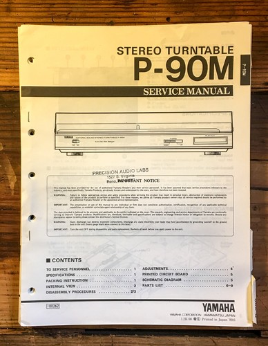 Yamaha 90m record player - p-90m,