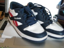 REEBOK X HEELYS , Roller Wheel Skate Shoe SIZE 7,  Red White Blue EXCELLENT COND