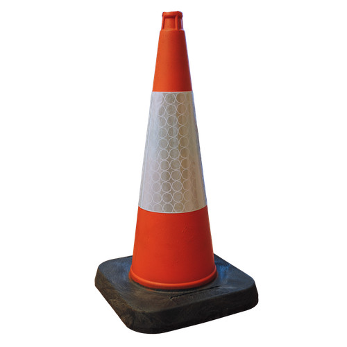 Road traffic cone orange - road,
