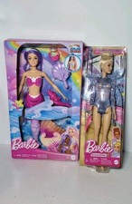 2 X Barbie Dolls Mermaid &