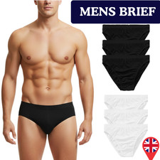 12 PACK AND 3 6 9 MENS BRIEFS SLIPS CLASSIC UNDERWEAR PANTS HIPSTER COTTON S-2XL