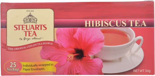 Steuarts tea hibiscus 25 - tea,