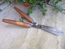 Vintage shears - small & lightweight. Sharpened - cut nicely.  Garden, topairy.