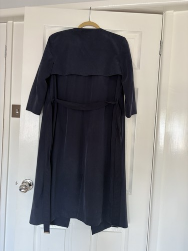 Chic long navy - navy, belted