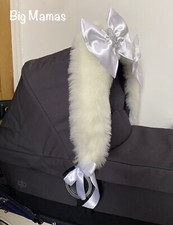 Fluffy -FAUX FUR- Pram Hood