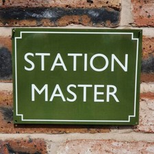 Station Master Metal Railway